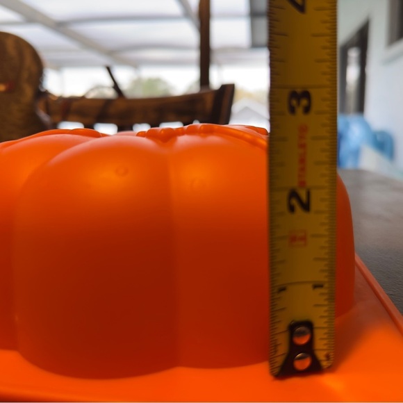Celebrate It Orange Pumpkin Silicone Mold Cake Jello Fall Autumn Bake Baking - Picture 3 of 7